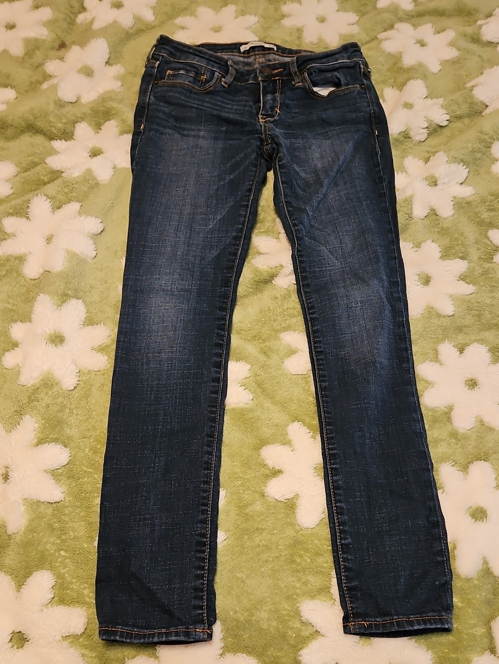 Abercrombie & Fitch Dark Blue Skinny Jeans